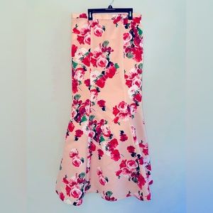 Floral Trumpet Skirt